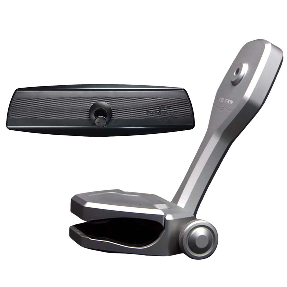 PTM Edge Mirror/Bracket Kit w/VR-140 PRO Mirror  ZXR-320 (Silver)
